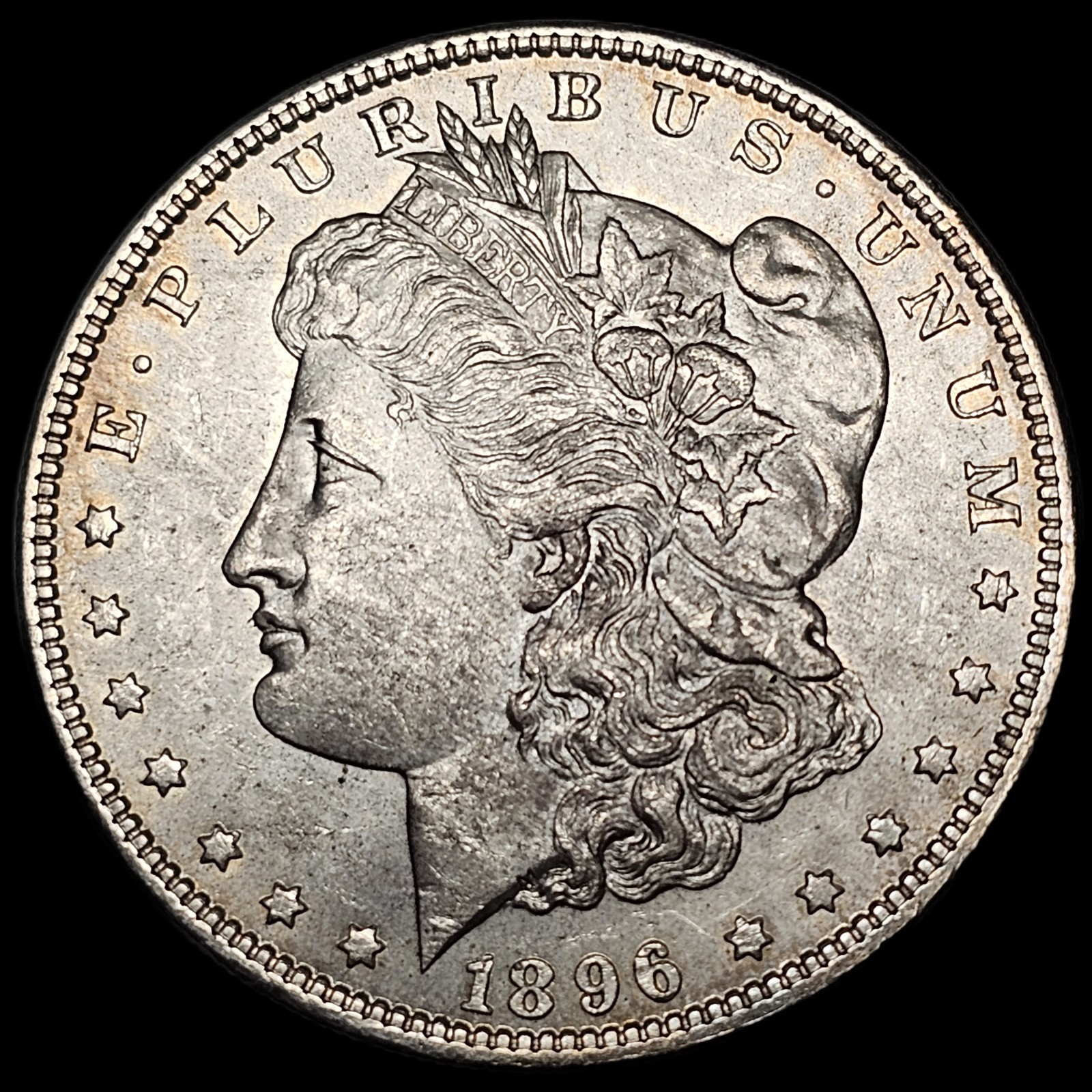 1896 $1 Morgan Silver Dollar-MS-Free USA Shipping