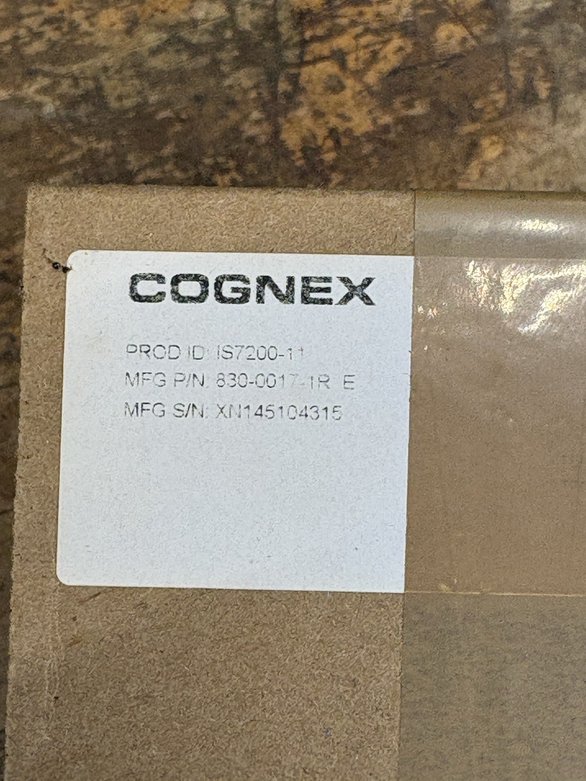 New Cognex IS7200-11 Insight Camera. 830-0017-1R E. (5D2)