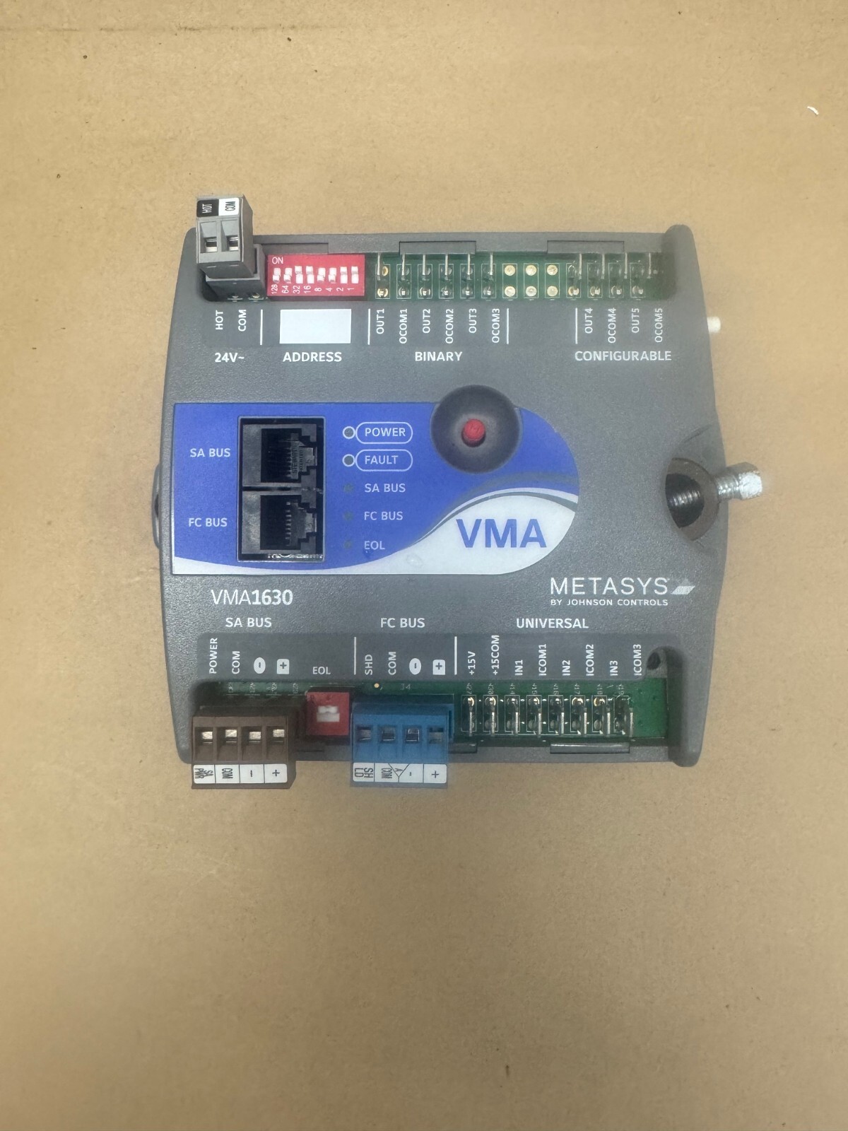 Metasys by Johnson Controls VMA1630 Controller Program Box 24vAC 2.5A In/.5A Out