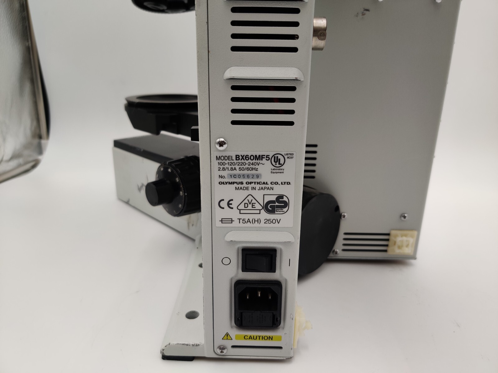 Olympus Microscope BX60M Parts only unit light up