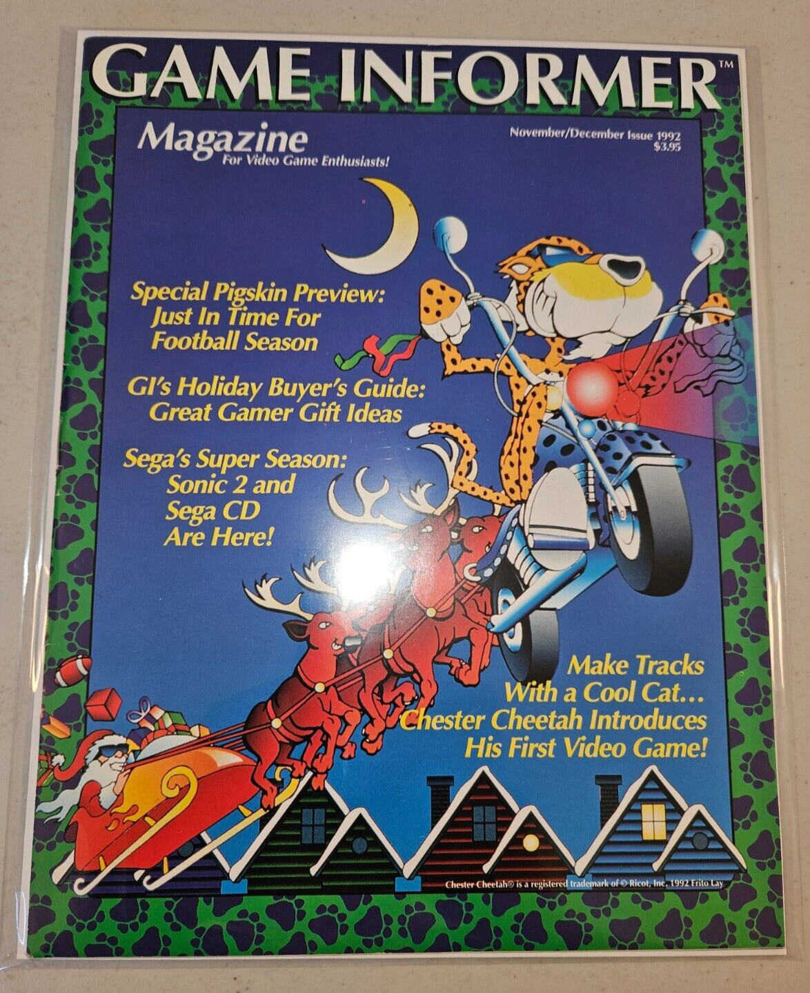 Game Informer Magazine November / December 1992 (Chester Cheetah Sega Sonic)