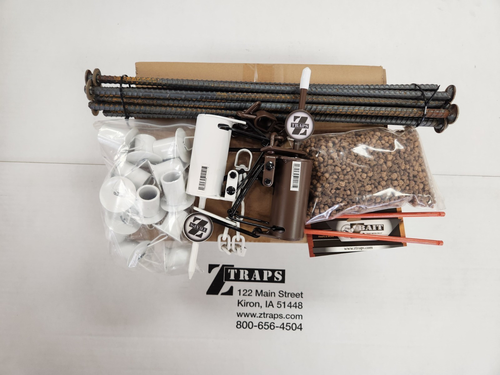 12 Powder Coated ZTRAP Dog Proof Coon Traps KIT Trapping Raccoon NEW SALE