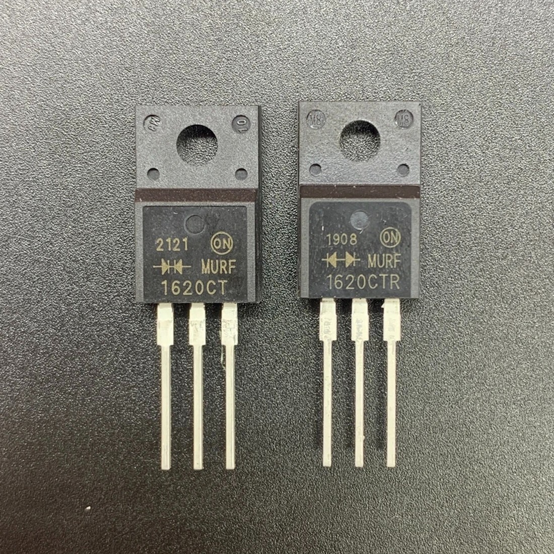 1 PCS MURF1620CT  + 1 PCS MURF1620CTR TO-220F Common and Common Anode IC