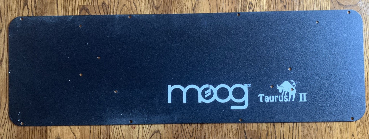Moog Taurus II  PANEL PLATE Bass Pedals  Synthesizer  READ