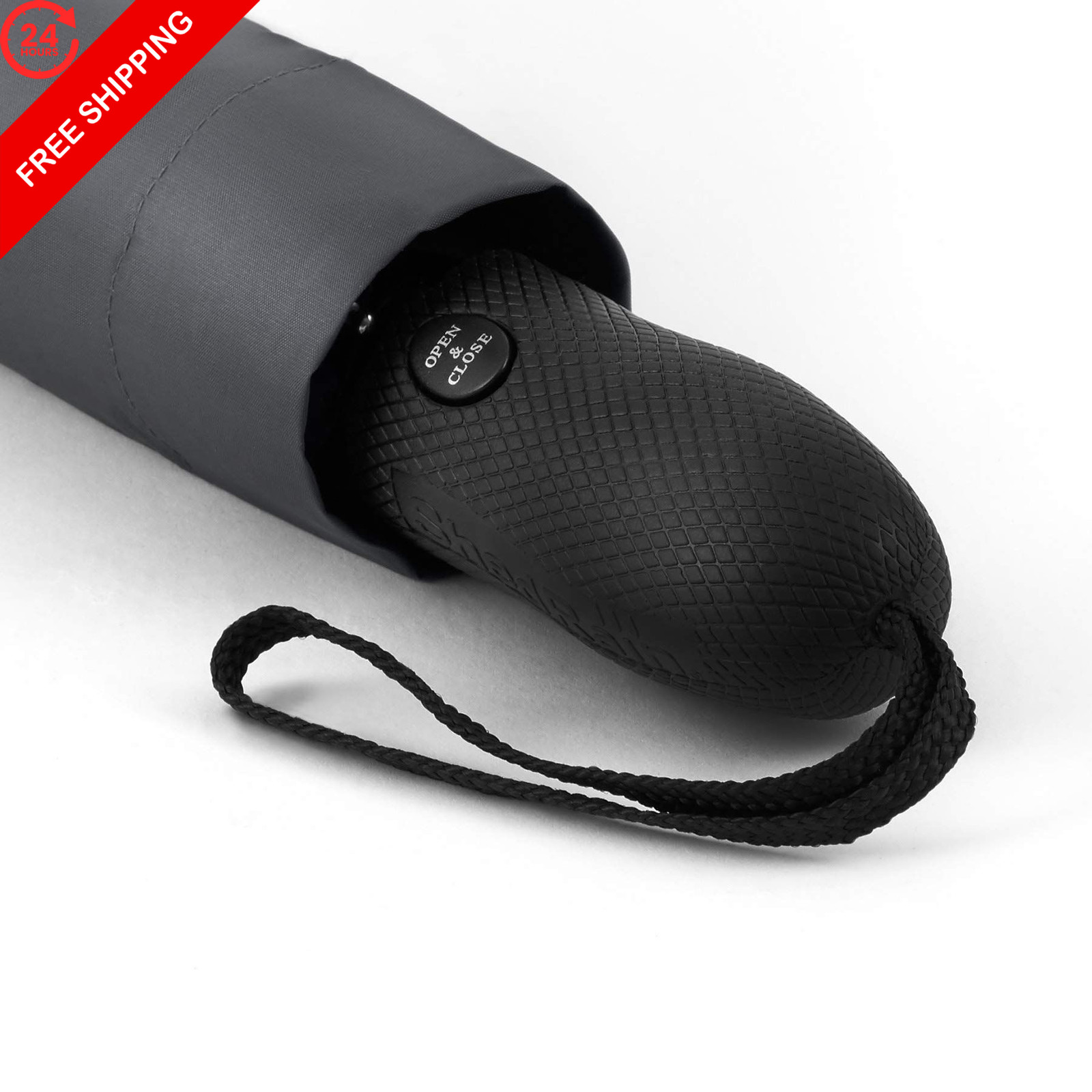 ShedRain Windjammer Automatic Vented Compact Folding One Size, Charcoal