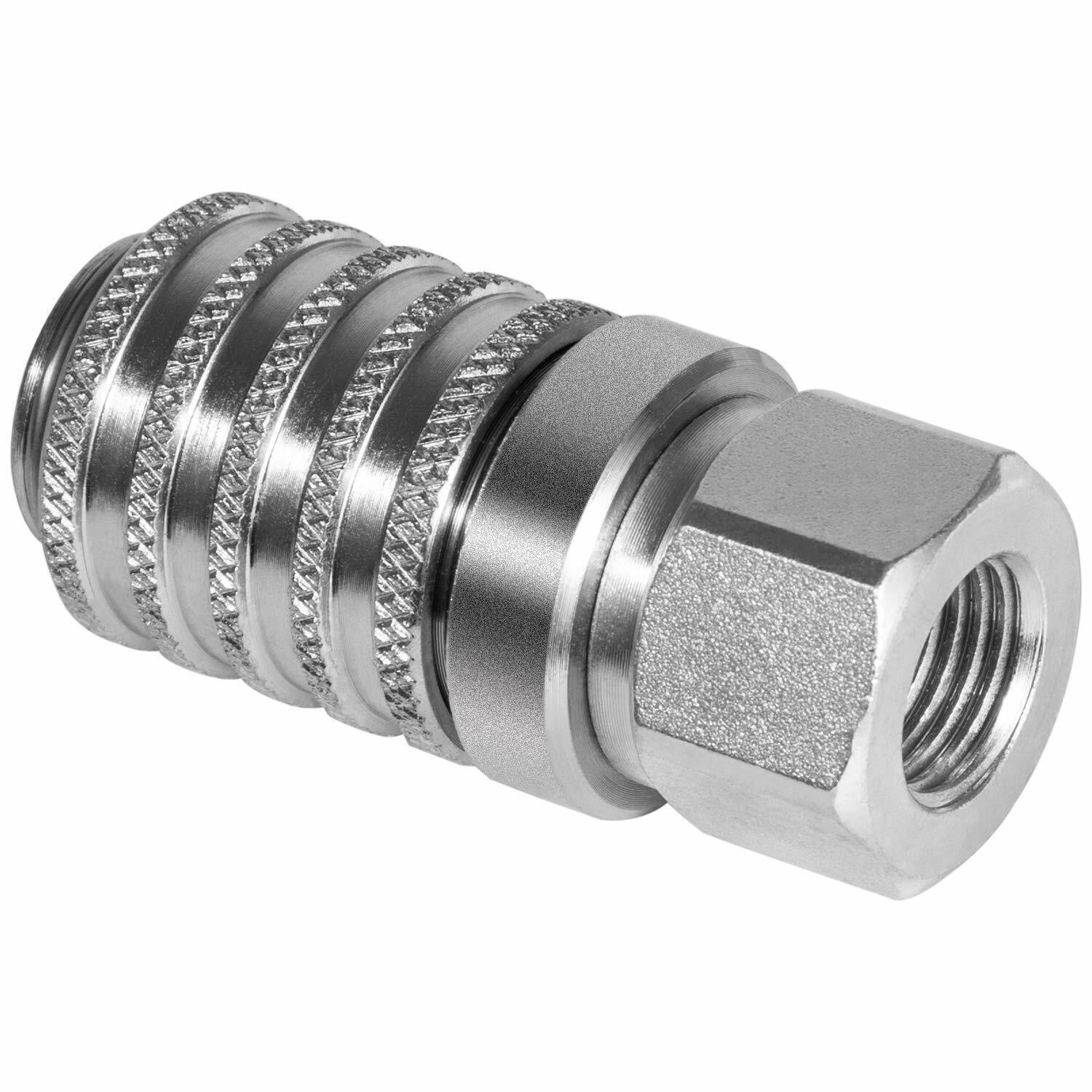 PD242 Steel Hydraulic Test Coupler 1/8" Body For Diagnostic Ports 6000 psi @