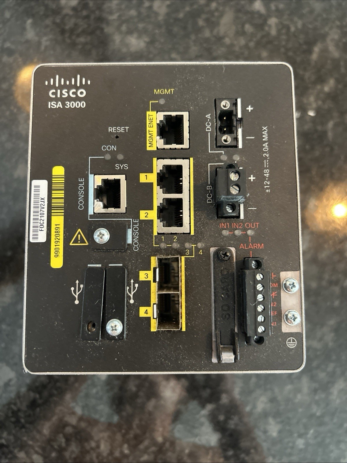 Cisco ISA 3000-2C2F-K9 V04 PARTS