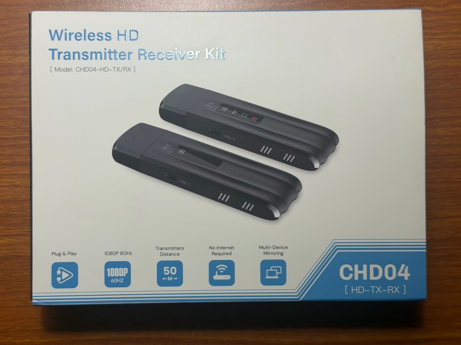 Wireless HD Transmitter  Receiver Kit  CHD04 New OB