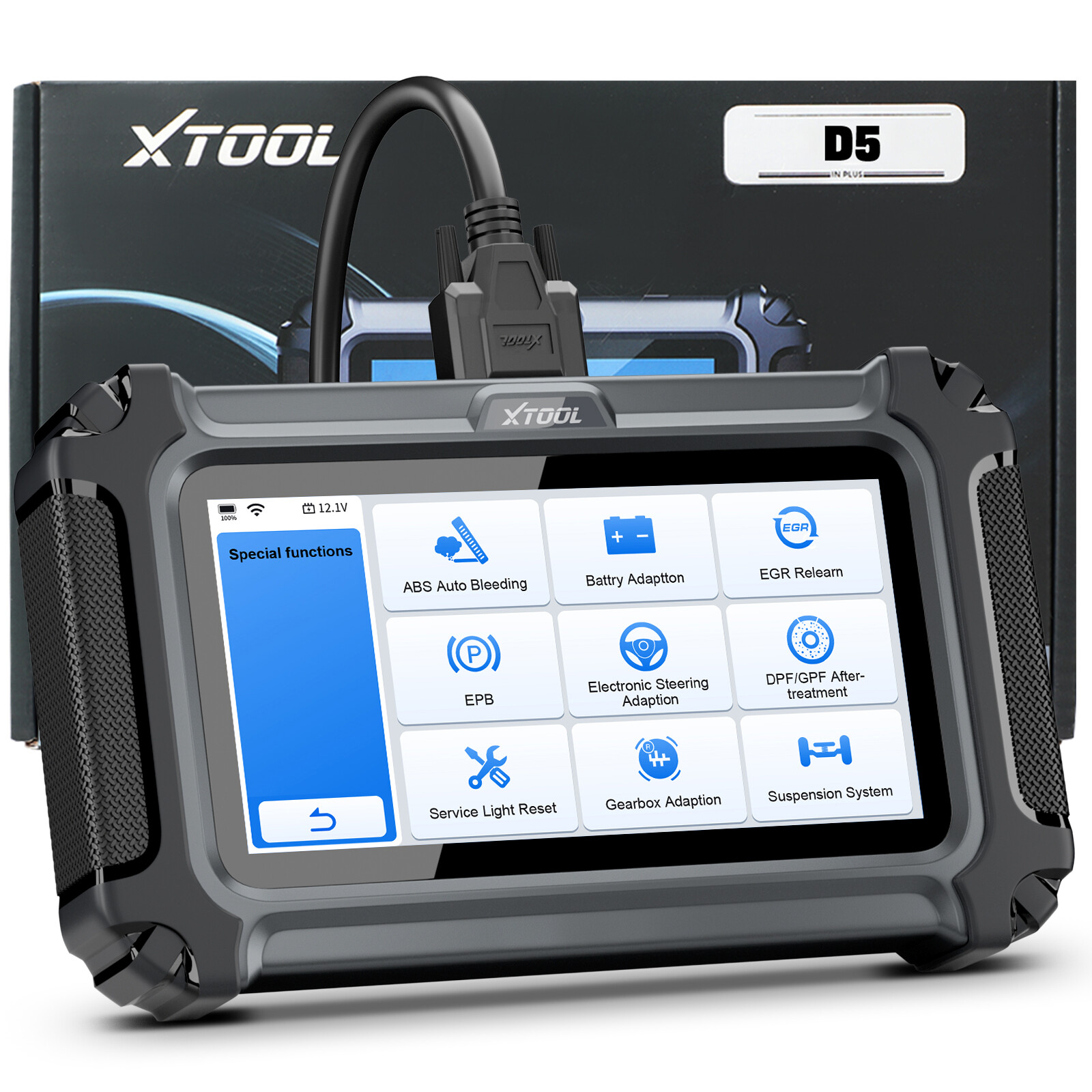 2025 XTOOL D5 Code Reader For Engine ABS SRS Transmission F.CA CANFD Free Update