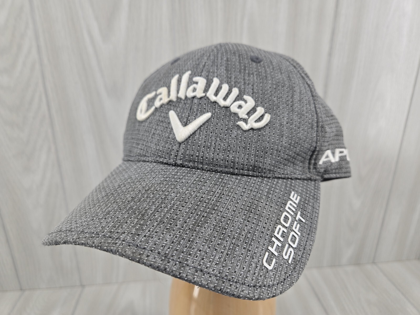 Callaway Apex Chrome Soft Odyssey Flexfit Hat Cap Gray