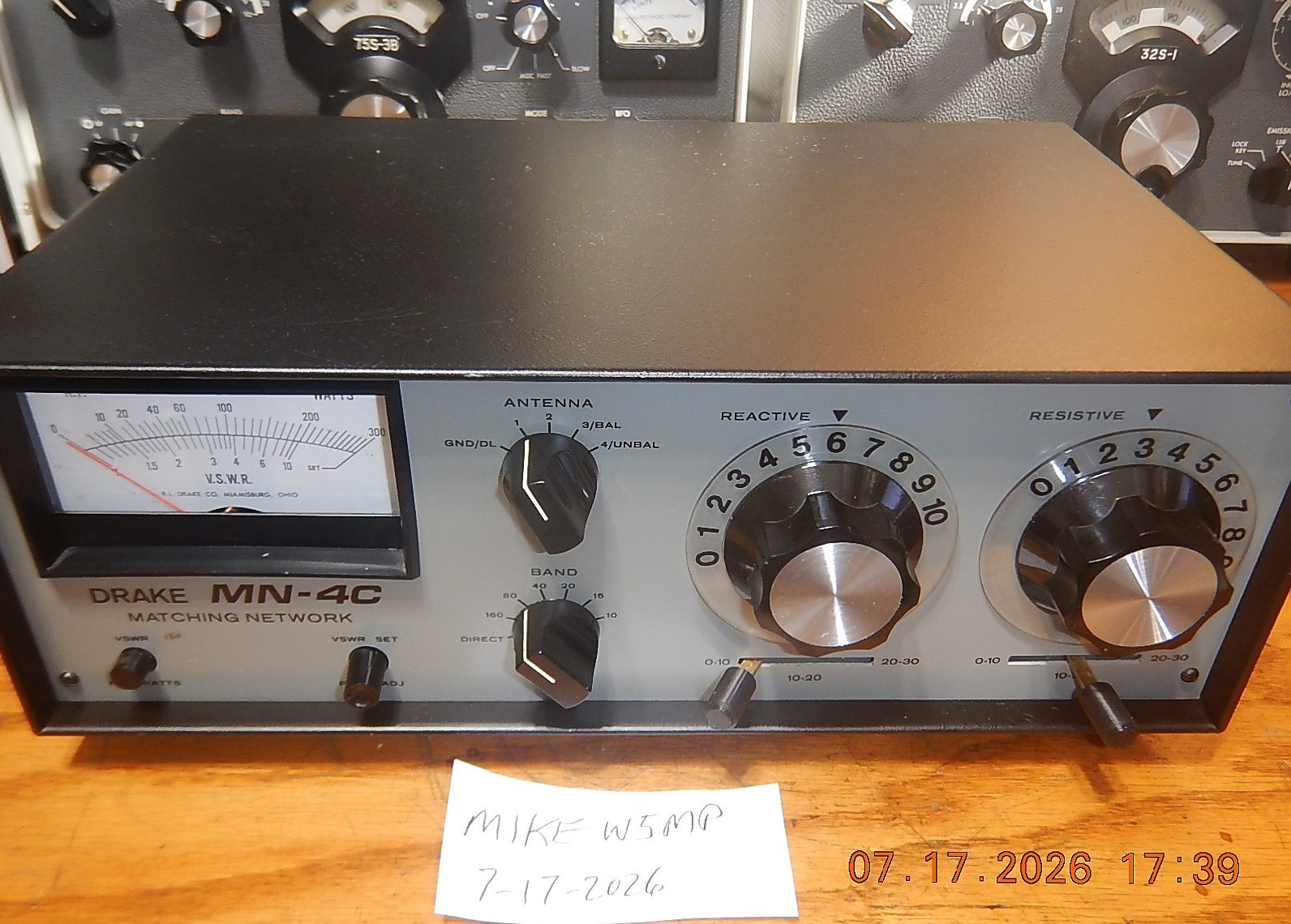 R.L. Drake MN-4C Antenna Tuner + original Instruction Manual
