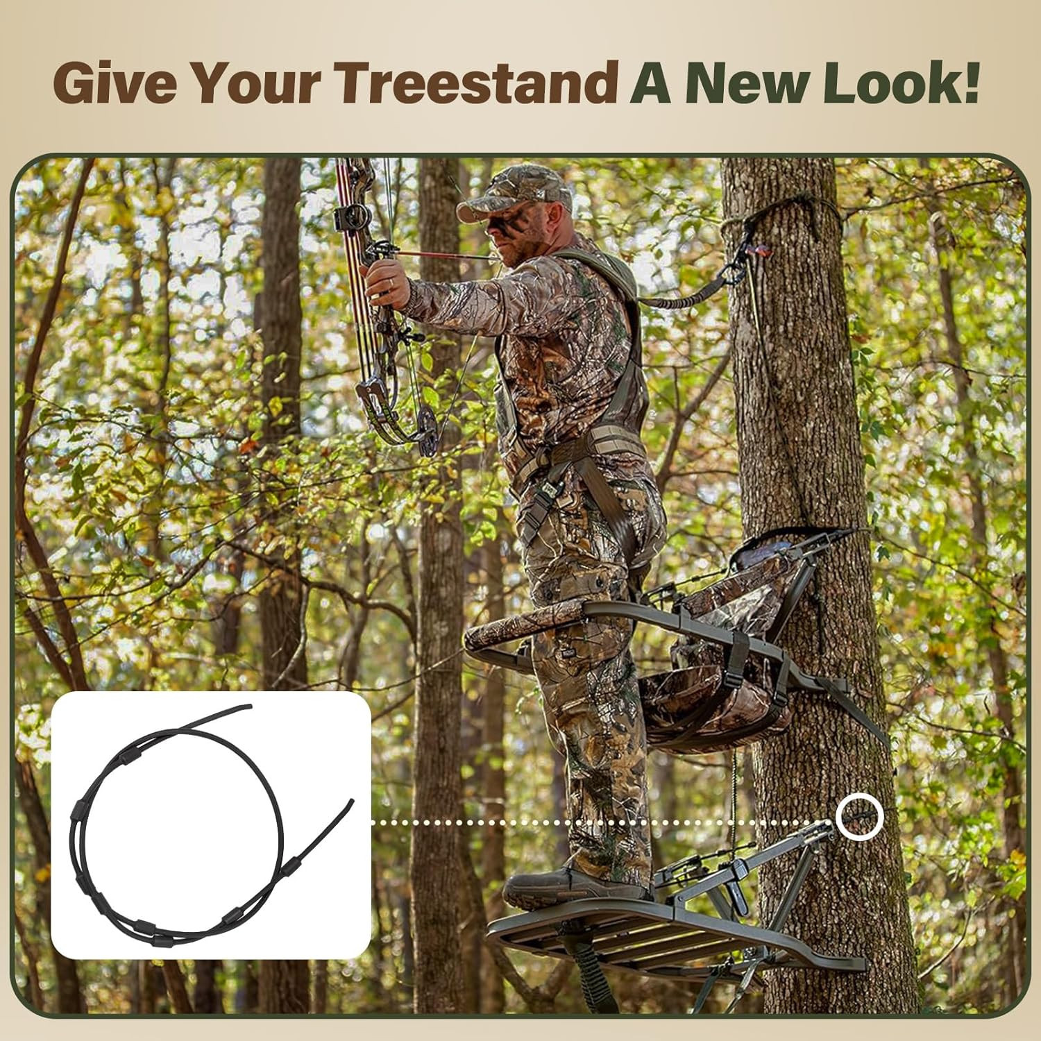 Climbing Tree Stand Replacement Cables for Summit Climber 65 Hang on Climber