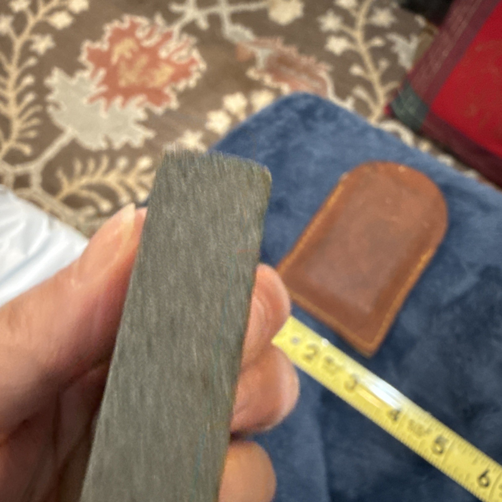 Vintage Boy Scouts of America Sharpening Stone With Leather Case Hone For Knife