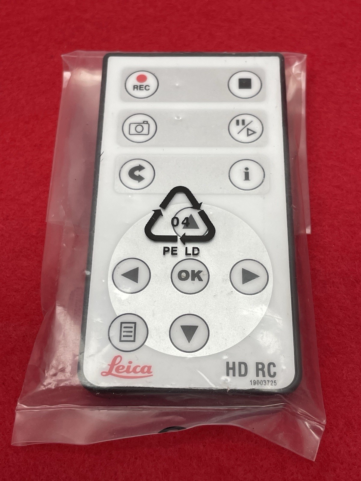 LEICA HD RC REMOTE 19003725 FOR MICROSCOPE VIDEO CAMERA IC80 STANDALONE