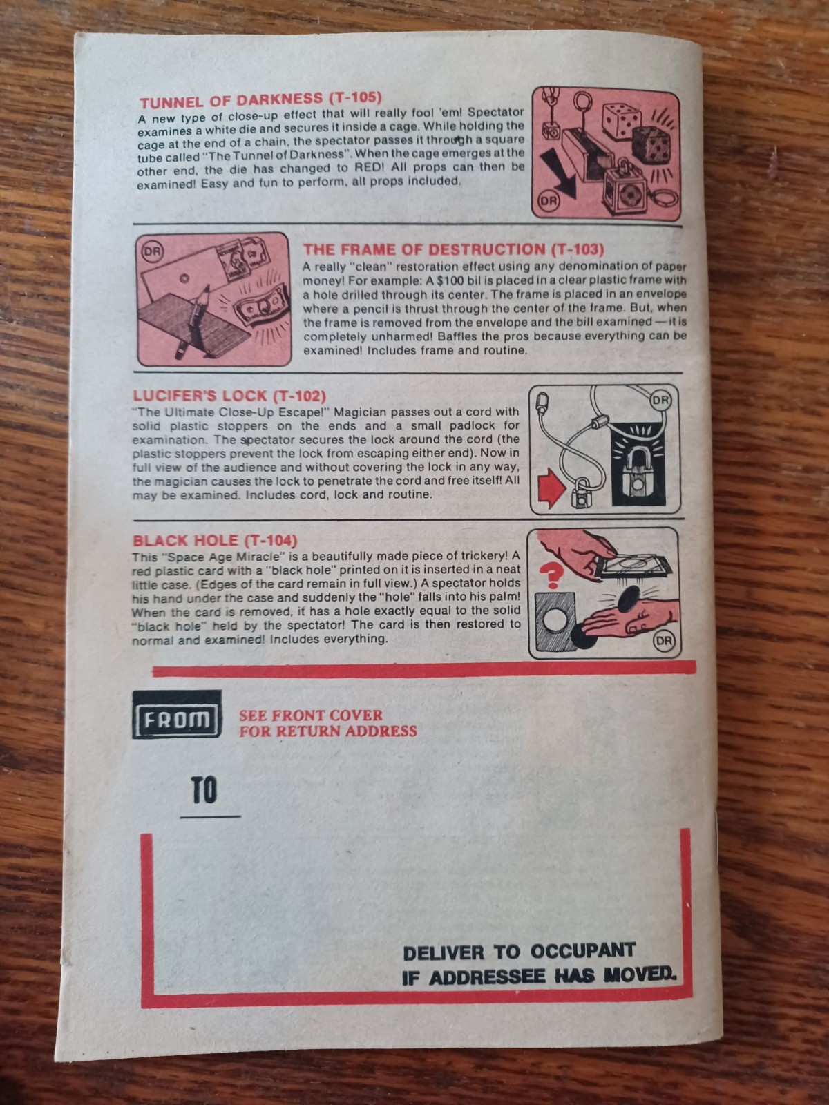 Vintage Magic Booklets and Tricks