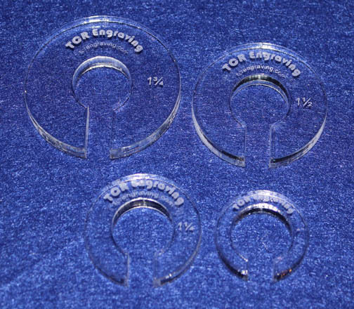 4 Piece Set Offset 5/8" Hole  - ~1/4" thick For greater than 1/2" Hopper Foot