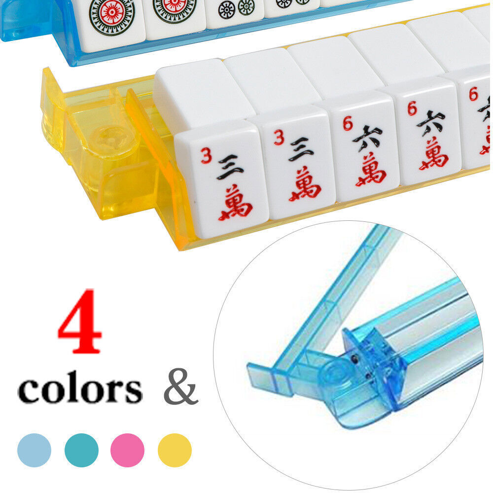 American Mahjong Full 166 Set Collectible Western Mah Jongg Tiles w Pushers