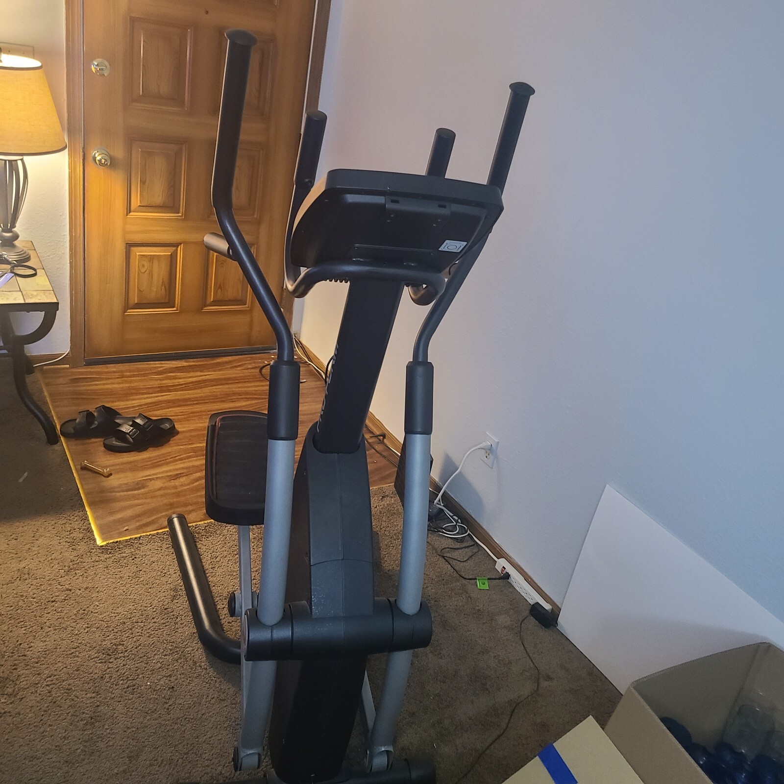 Pro form HIIT CS elliptical exercise machine gray and black