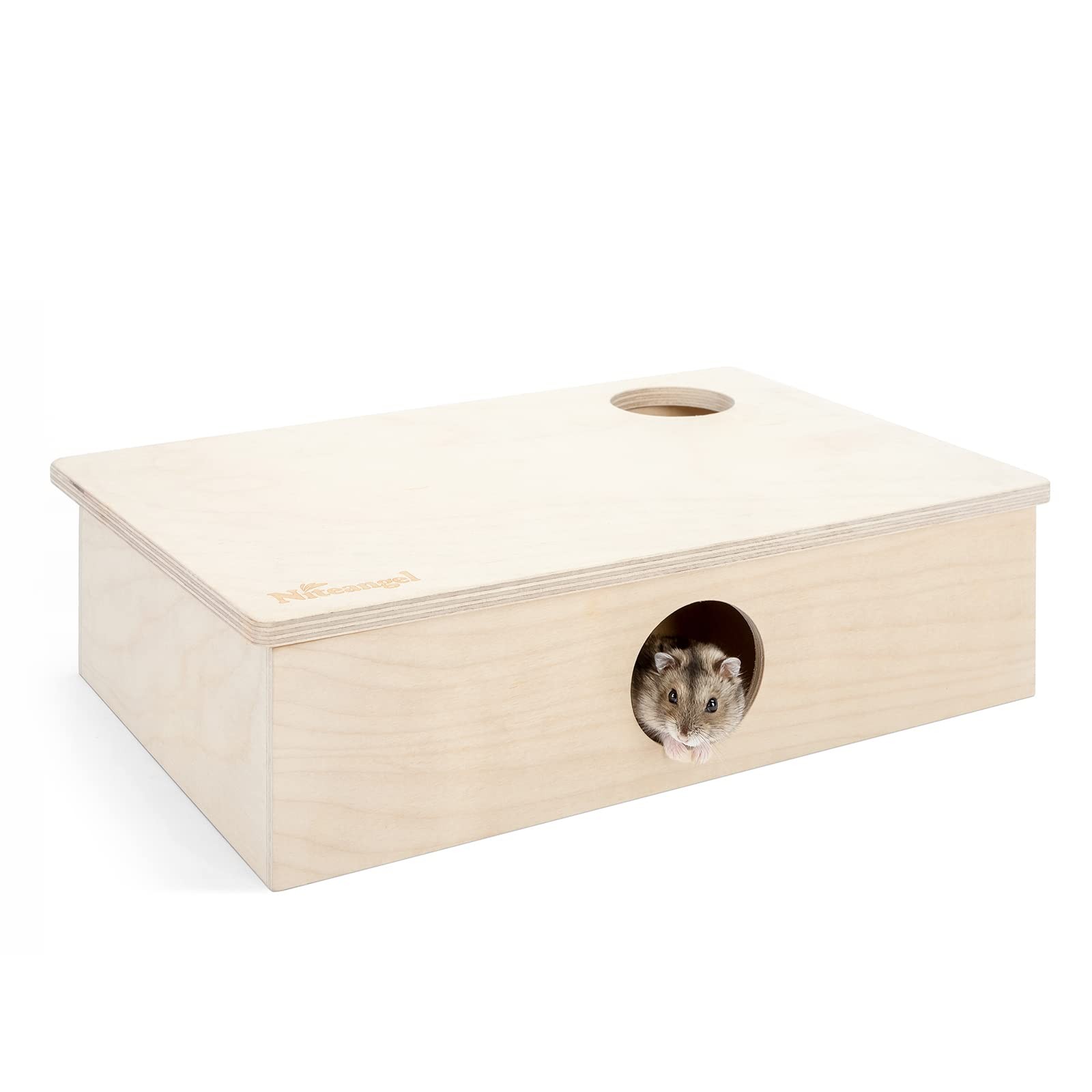 Niteangel Multi-Chamber Hamster House Maze: - Multi-Room Hideouts & Tunnel Ex...
