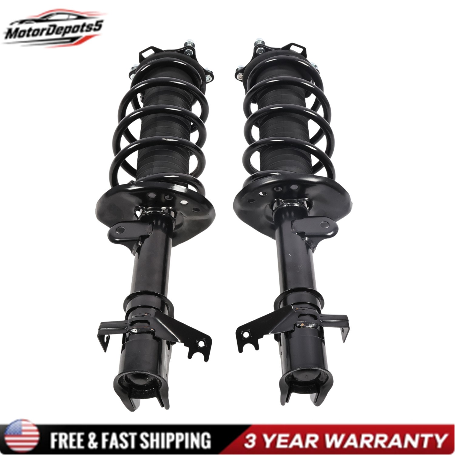 Front Shocks Struts w/ Coil Spring Assembly For 2007-2014 Honda CR-V CRV
