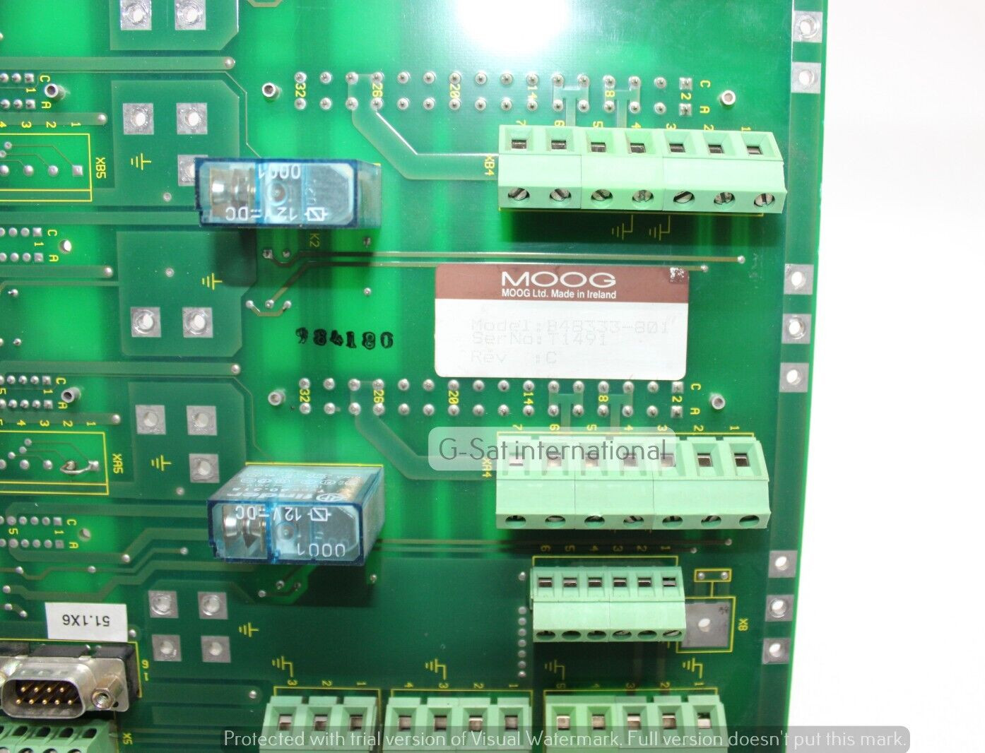 MOOG B53222-003 SERVO CONTROLLER CIRCUIT BOARD B48333-801