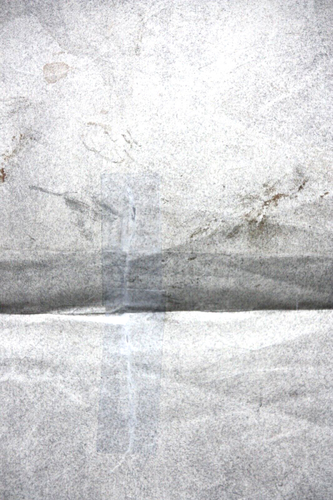 Female Allegory, Dancer, Classicist Drawing Squared 19th century