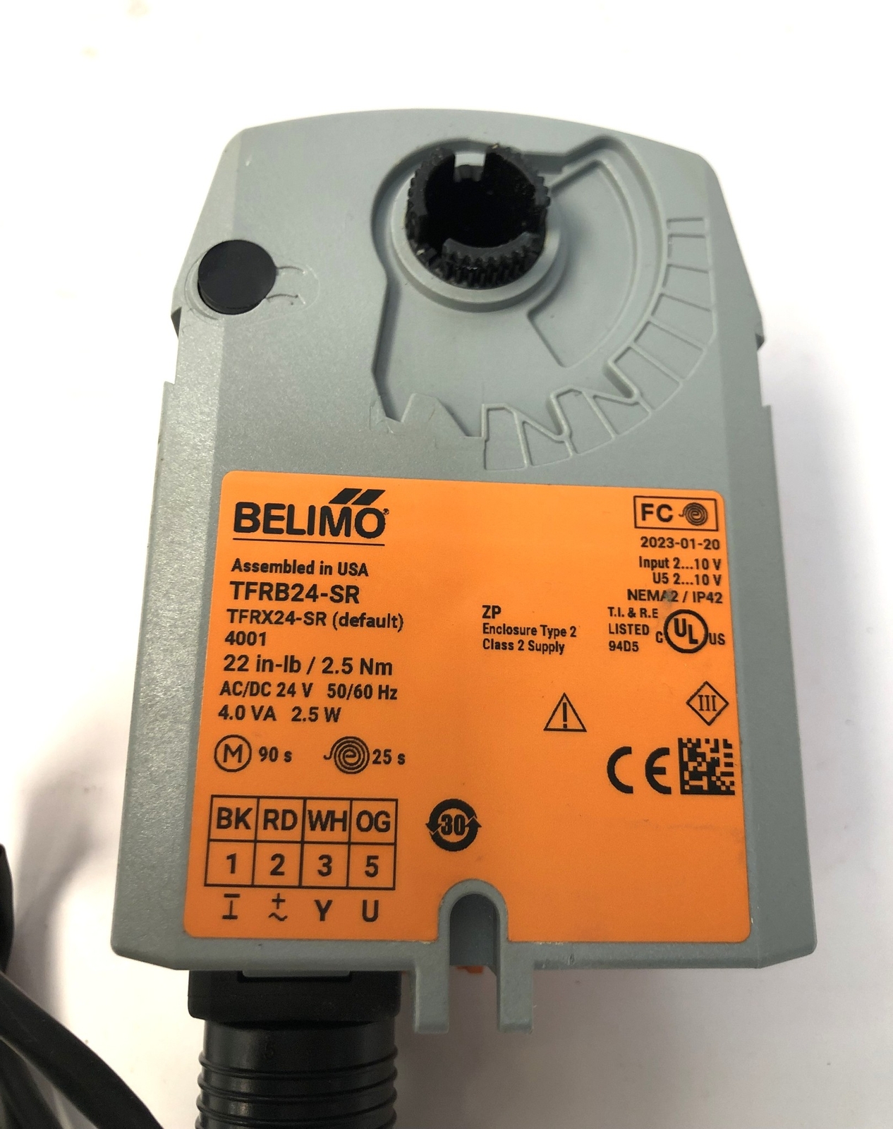 Belimo AFB24-SR Damper Actuator - Used Excellent Condition - Tested