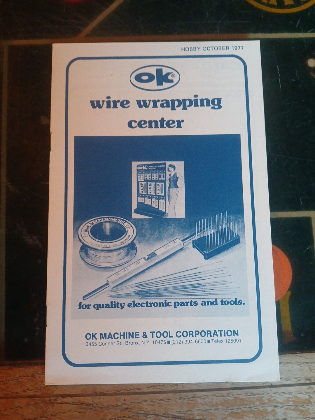 Vintage Catalog Ok Wire Wrapping Center Bronx New York 1977