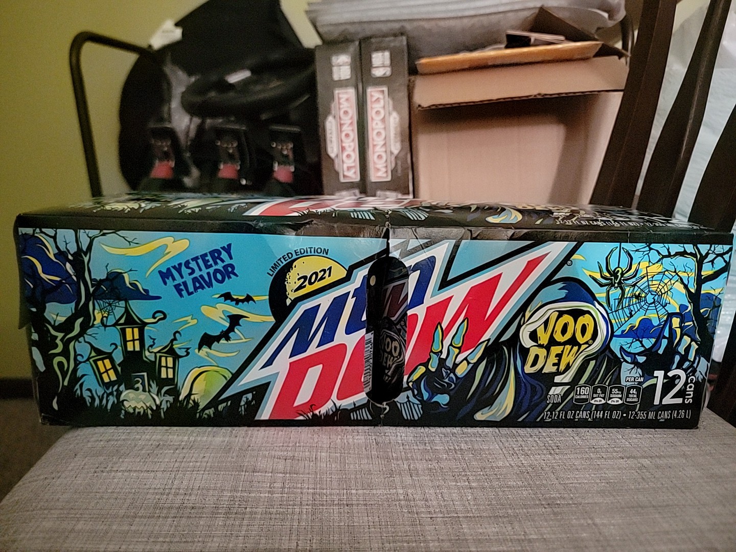 Mountain Dew VooDew 2021, 12 Full cans from 12 pack