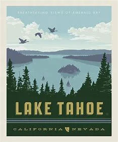 TAHOE Poster Panel - 36"x43.5", Digitally Printed - 100 percent cotton … Sold