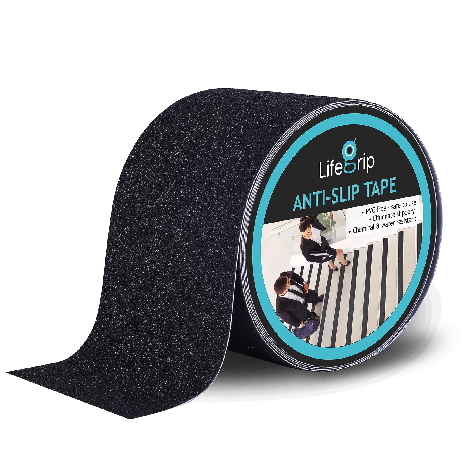 Lifegrip Anti Slip Traction Tape 4 Inch x 38 Foot - Best Grip Friction, Abrasive
