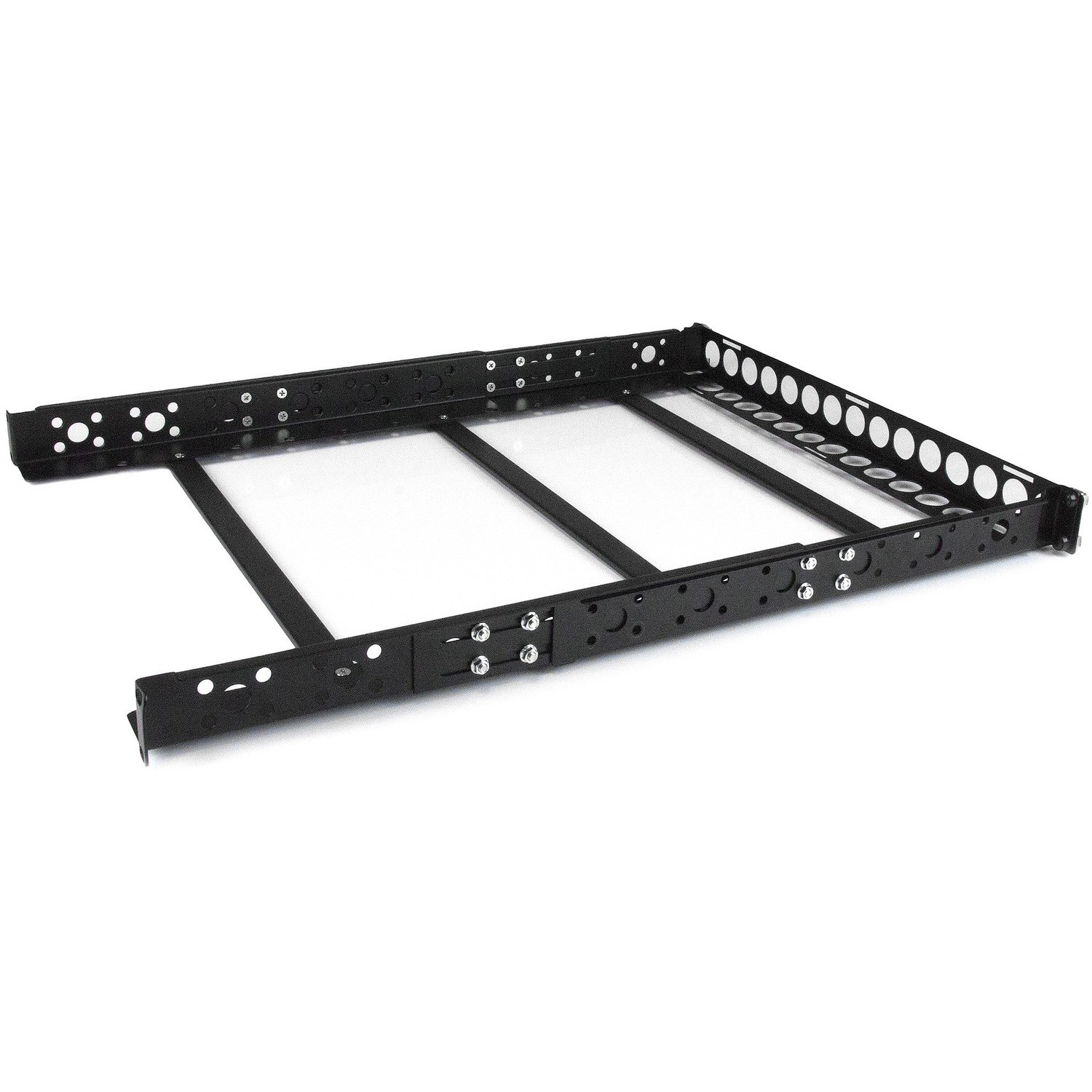 StarTech UNIRAILS1U 19in Adjustable Depth Rack Rails Black
