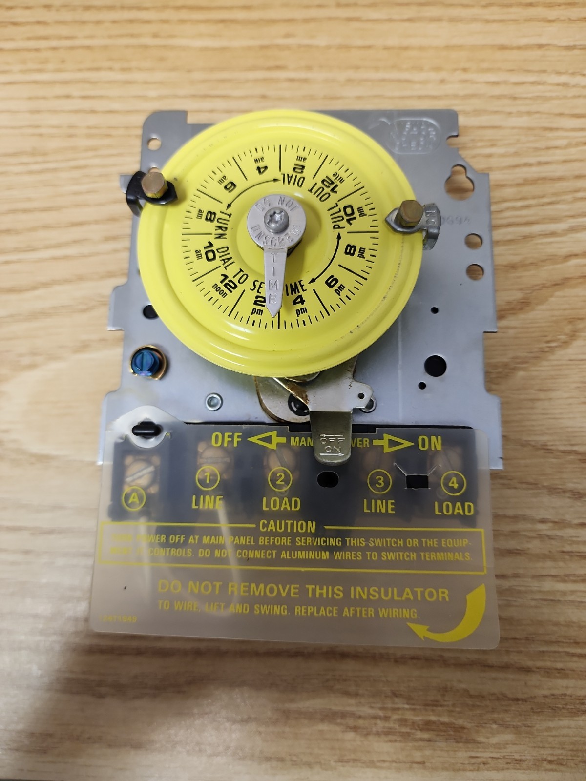 Vintage - Intermatic T103 24 Hour Dial Timer Mechanism Only- NO Metal BOX