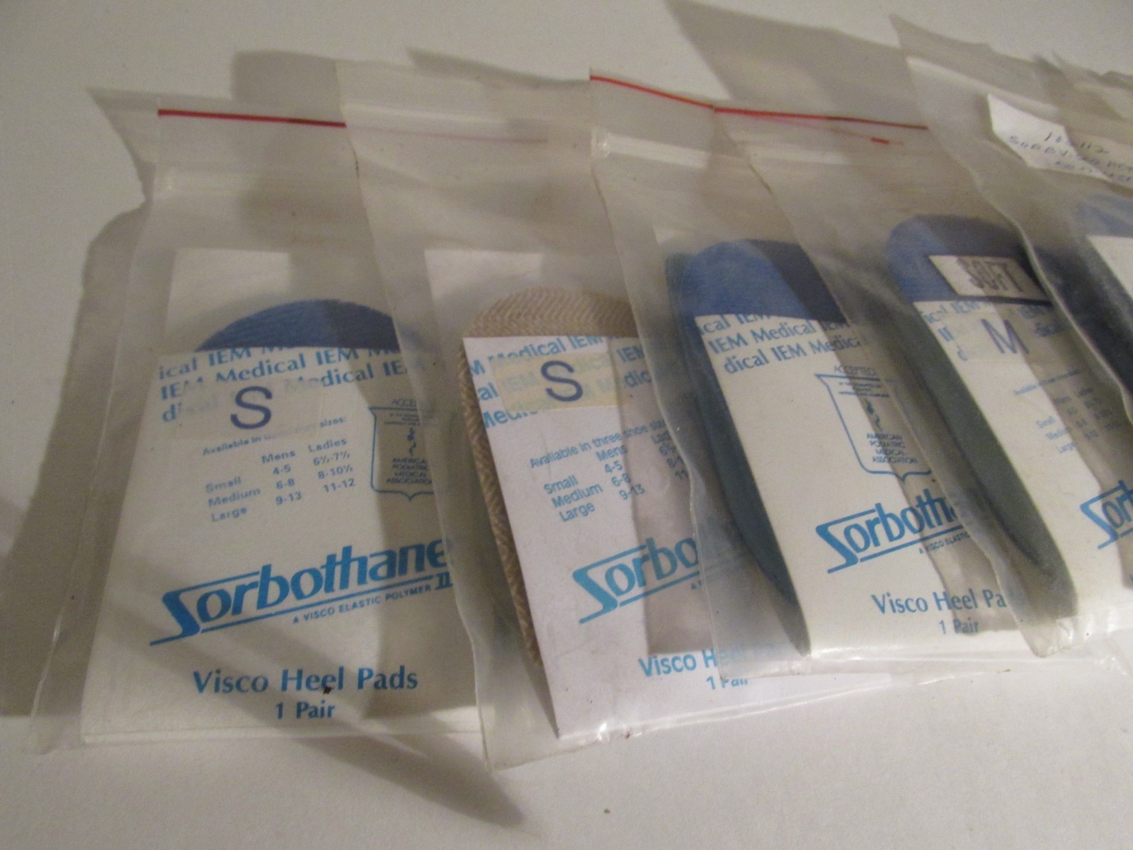NEW Sorbothane IEM Visco Heel Pads Small & Medium
