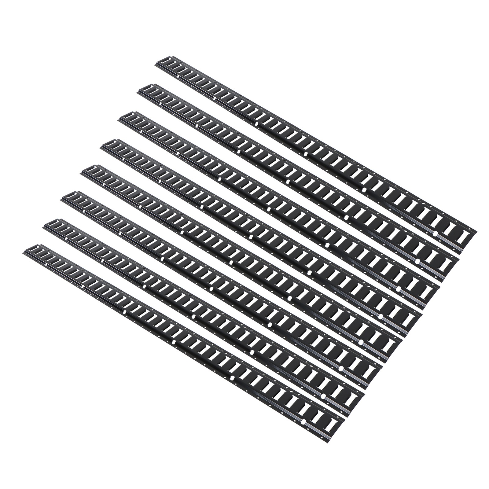 LABLT Heavy Loads Secure Cargo 8 Pcs 6' E Track Tie Down Enclosed Trailer Black