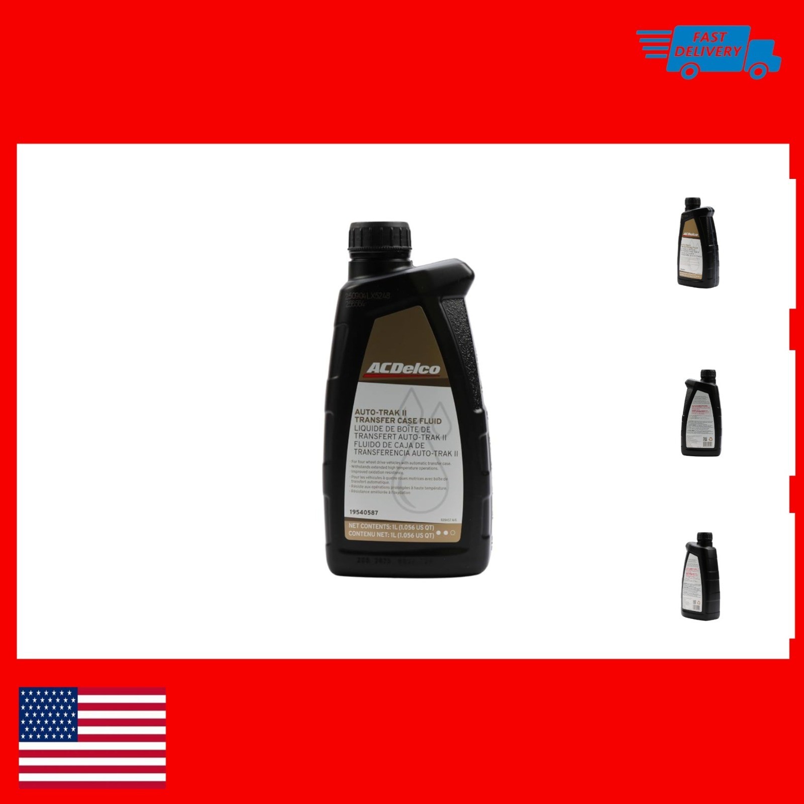 ACDelco 19540587 Transfer Case Fluid 1L - Automotive Lubrication