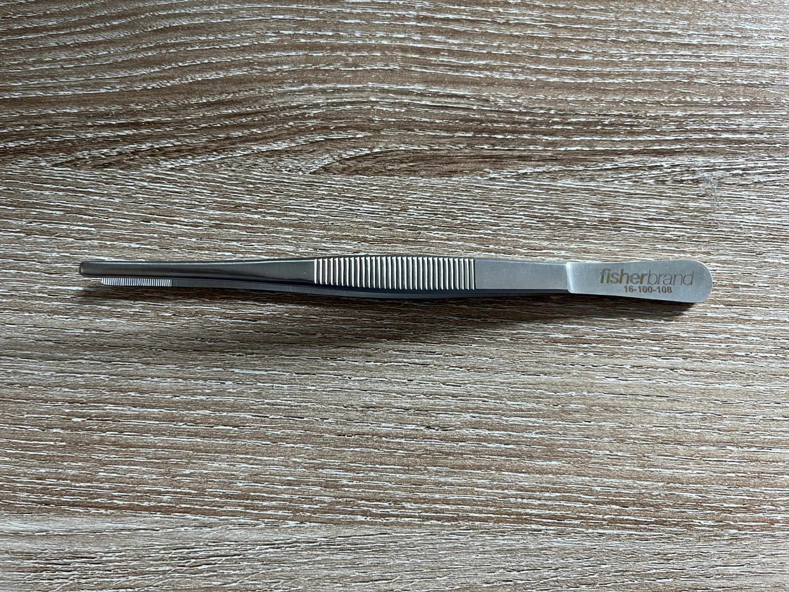 Fisherbrand, 16-100-108 Straight Broad Strong Tip General Application Forceps