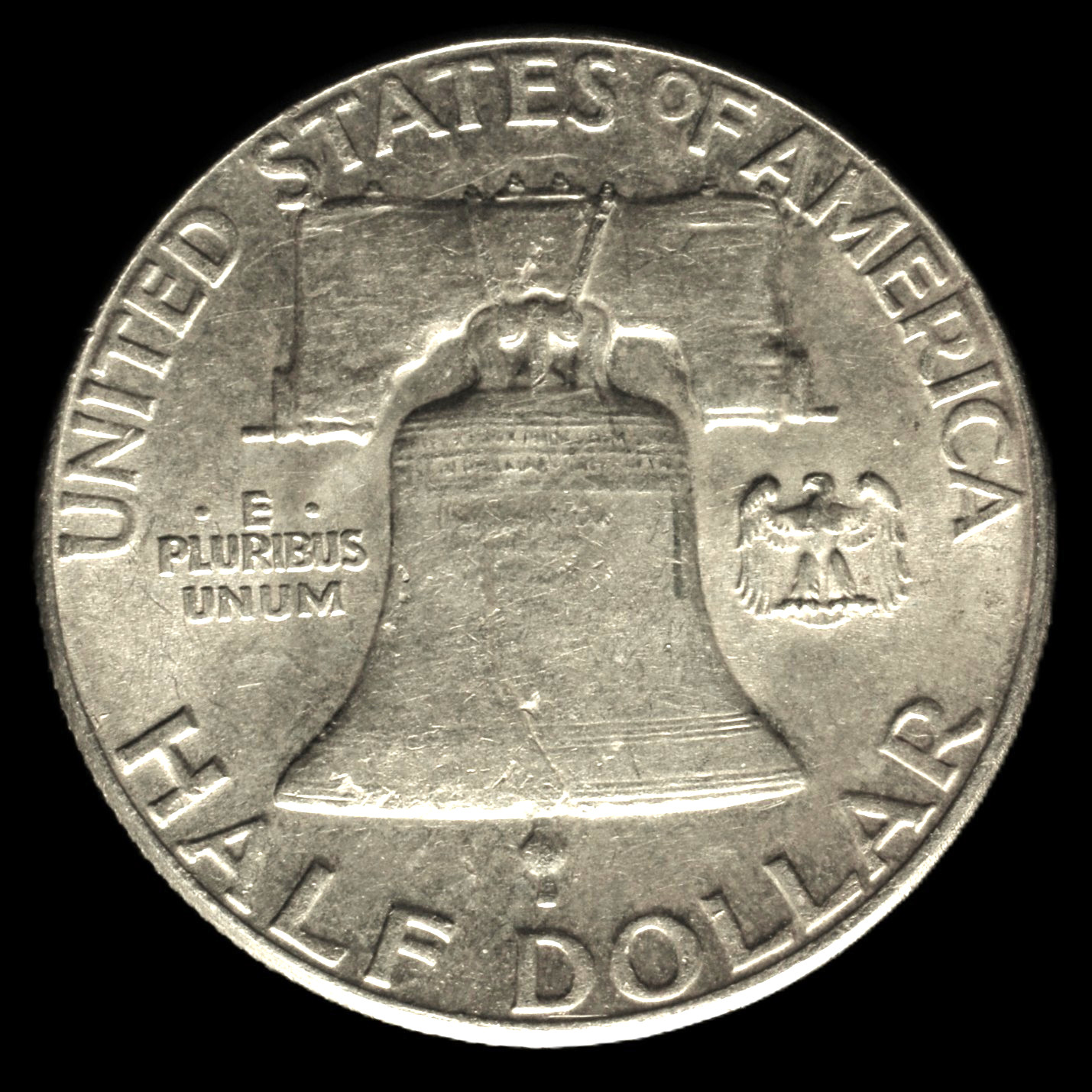 1963-P Franklin Half dollar: 90% silver, ungraded, limited circulation