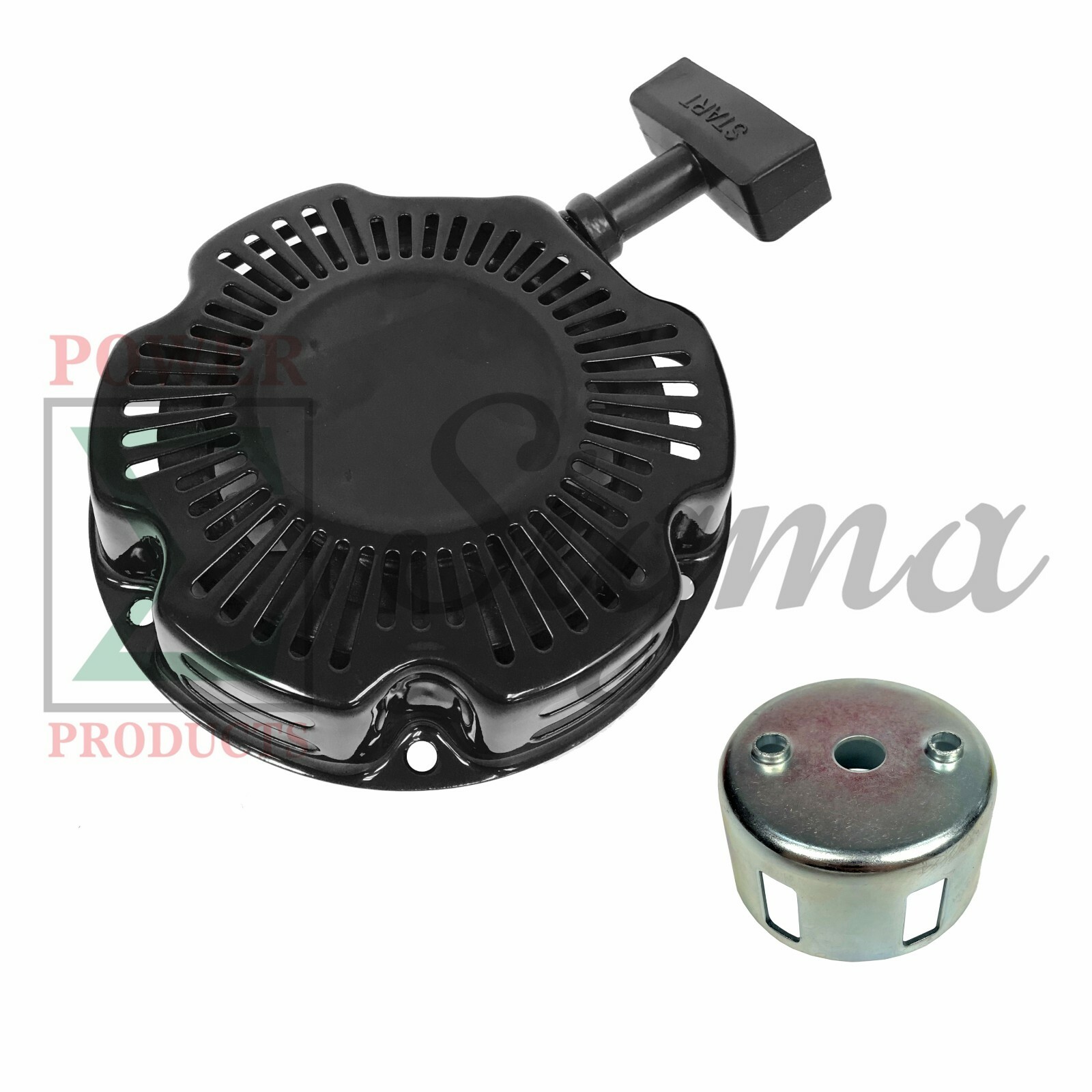 Recoil Starter W/ Cup For Pulsar PG2000 PG2200 3HP 2000 2200 Watts Gas Generator