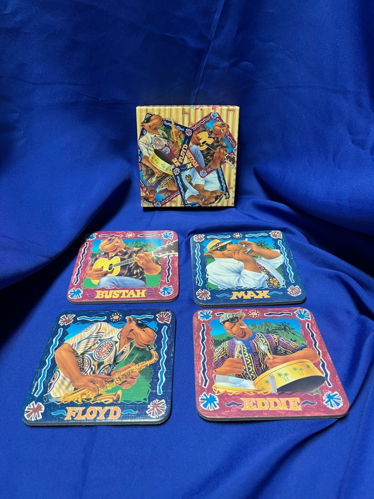 Nostalgia Camel Cigarettes Joe's Beach Club Coaster Set