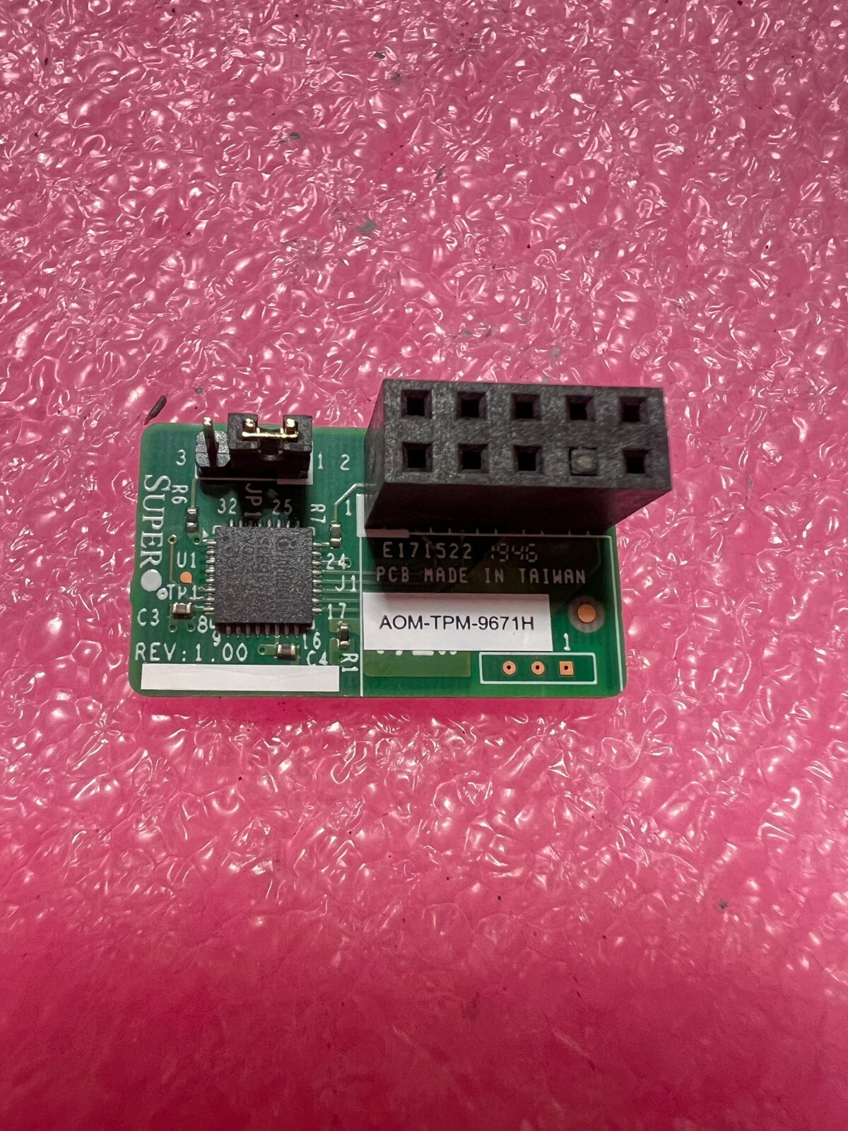 Supermicro AOM-TPM-9671H (horizontal ) Add-on Trusted Platform Module