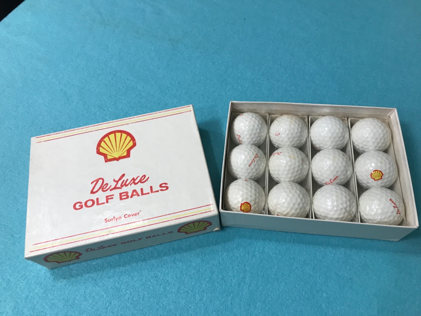 Shell Deluxe Golf Balls, new in box