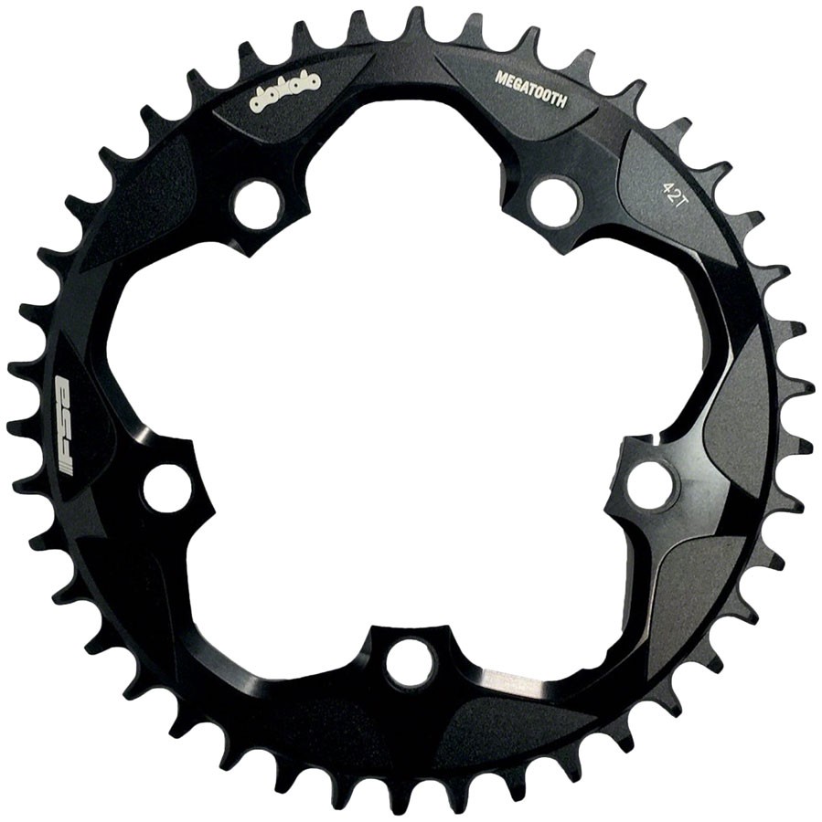 FSA Super Road Megatooth Chainring 38t 110 BCD 5-Bolt 1x11-Speed Aluminum Black