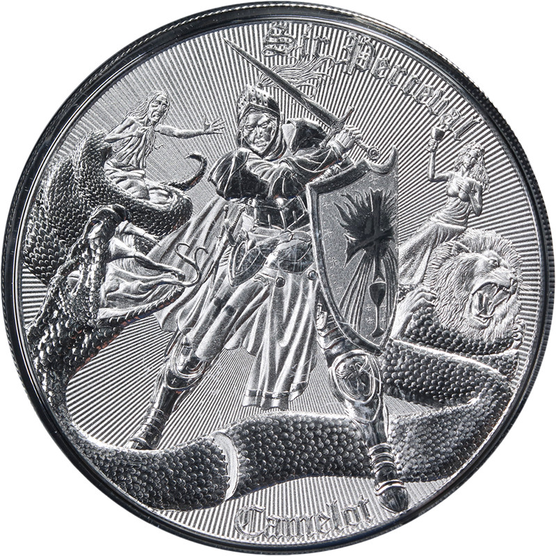 2026 Niue 1 Ounce Silver $2 Camelot Sir Percival BU STOCK