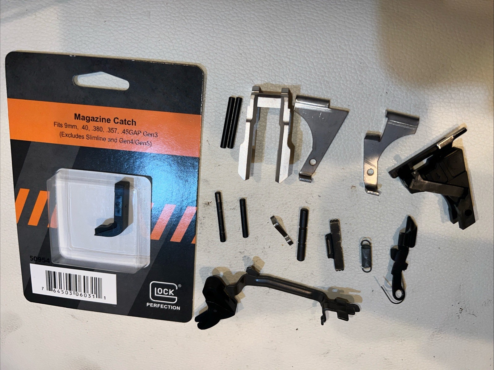 OEM Glock 19 Lower Parts Kit for G19 Gen 3 OEM Locking blocks & P80 RaiIs
