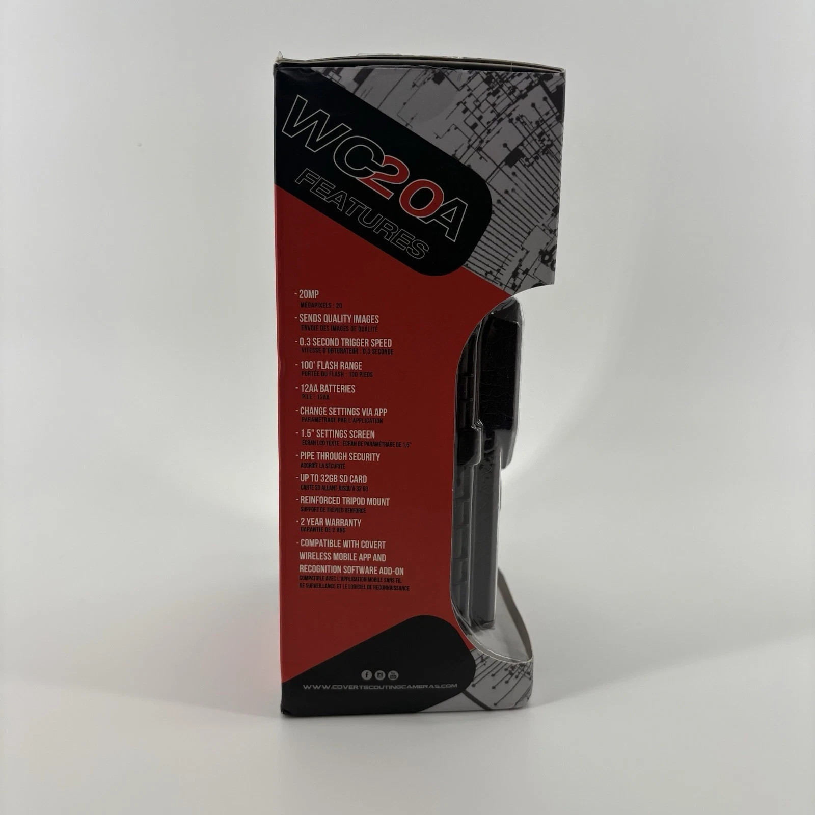 COVERT WC20-A Cellular Trail Camera - Brown, NEW IN BOX, ATT
