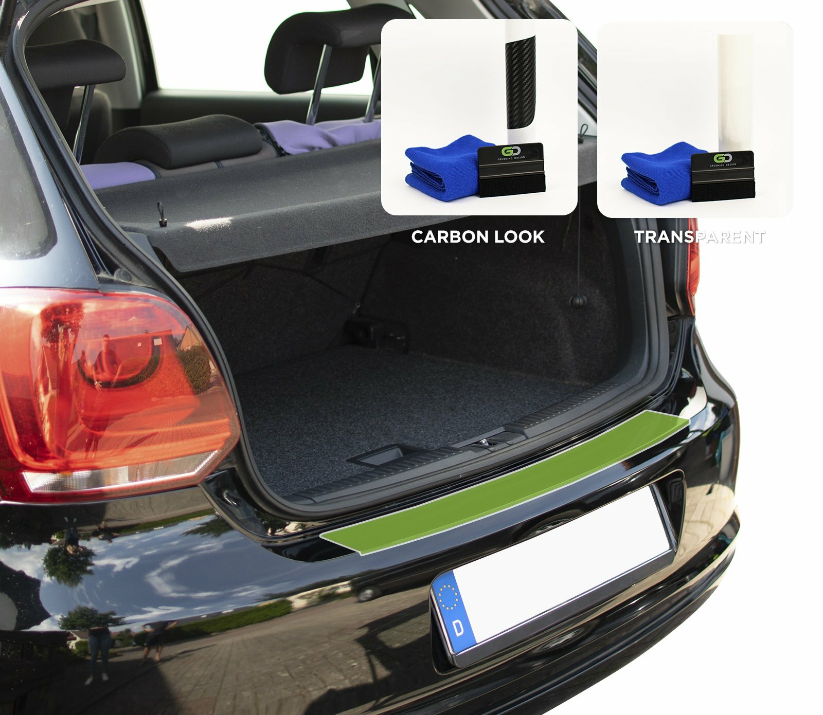 Loading Area Protector Fits for Citroën C1 Since 2014 Transparent Paint