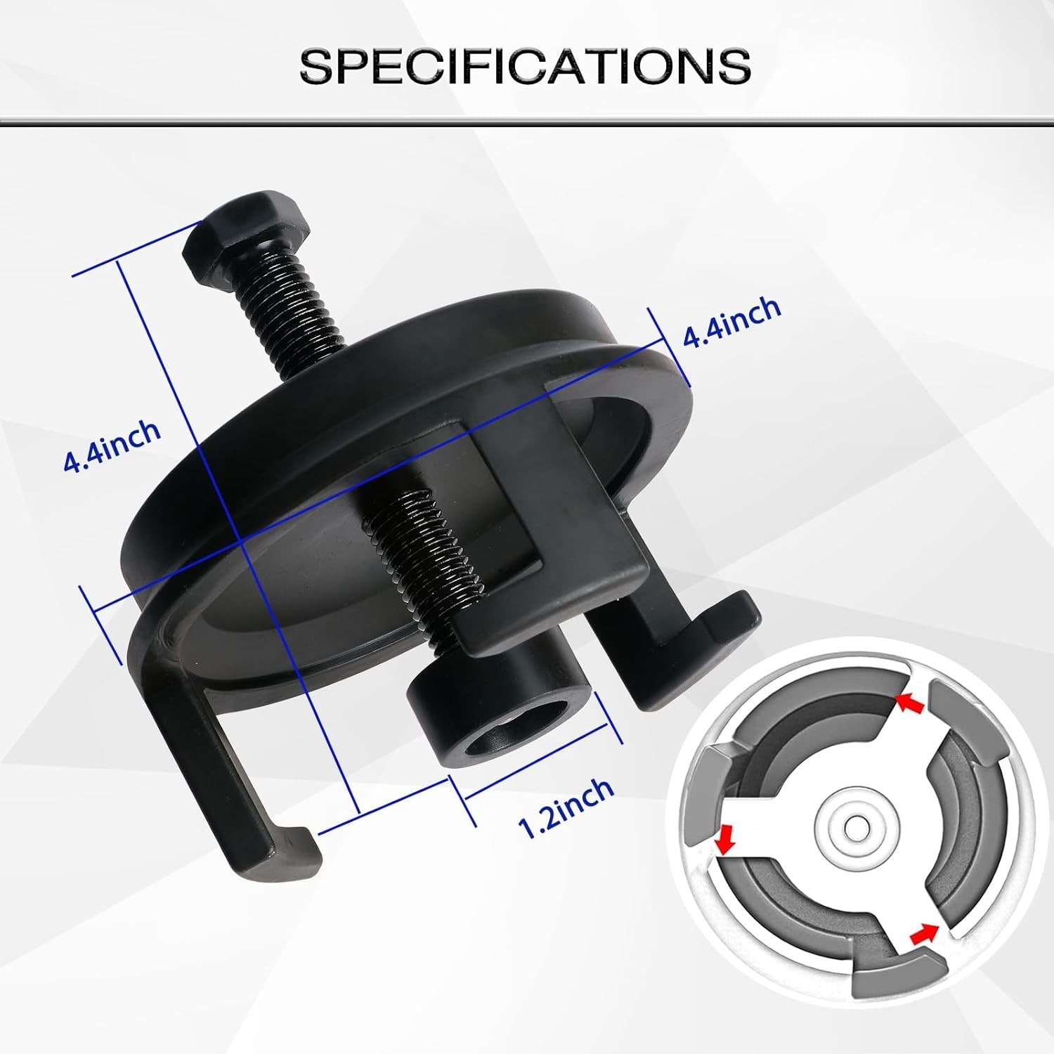 For GM Dodge Chrysler Ford Harmonic Balancer Puller Pulley Crank Puller 25264√
