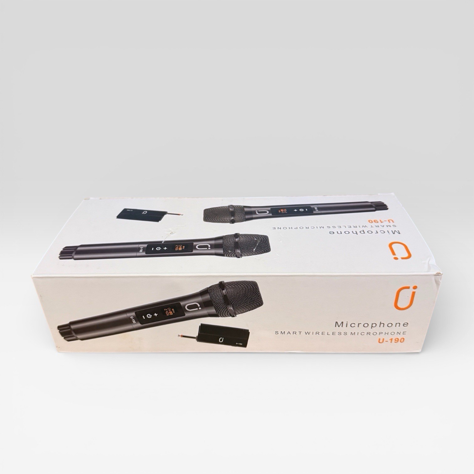 UHF Dual Wireless Microphone System U-190 Plug & Play Open Box