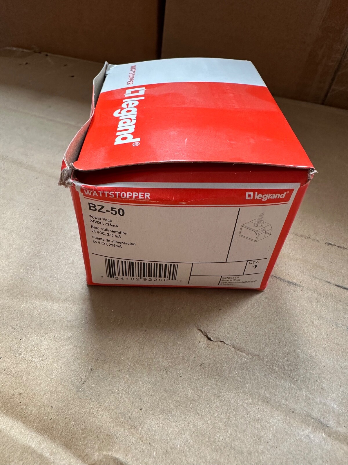 Legrand Wattstopper BZ-50 Power Pack,  24VDC 1 Avail